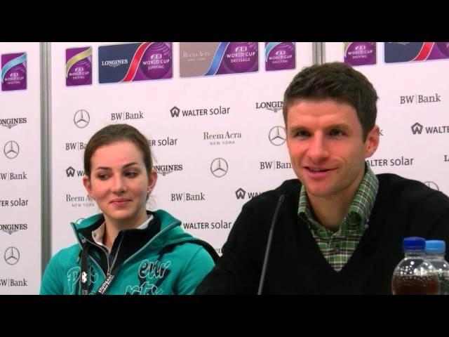 Auftakt Pressekonferenz mit Lisa und Thomas Müller - STUTTGART GERMAN MASTERS