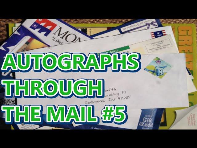 8 Autographs Through The Mail (TTM) NHL All-Stars, Hall of Famer, & More