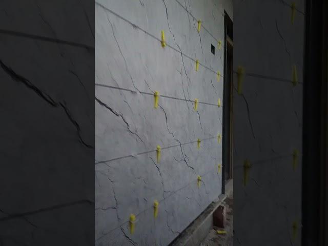 Frant Elevation Tiles & Granite window....#interiordesign #kajaria #granite