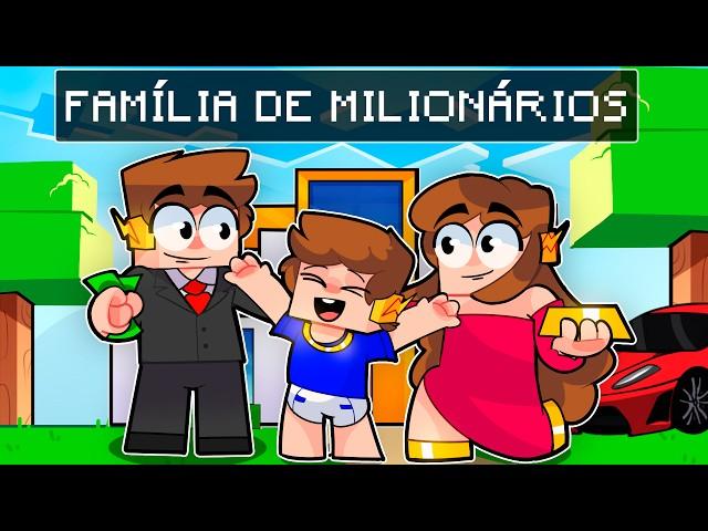 Fui Adotado por MILIONÁRIOS no Minecraft!