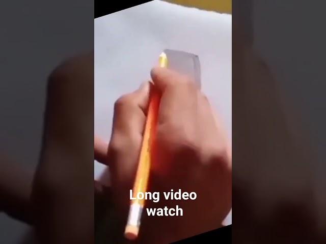 How to draw "a" in 3d drawing art tutorial.Floating drawing art "a" .#shorts #viral .