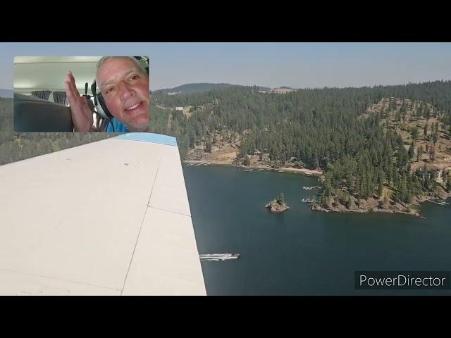 COEUR D'ALENE  - Brooks Seaplane over Lake Coeur D'Alene