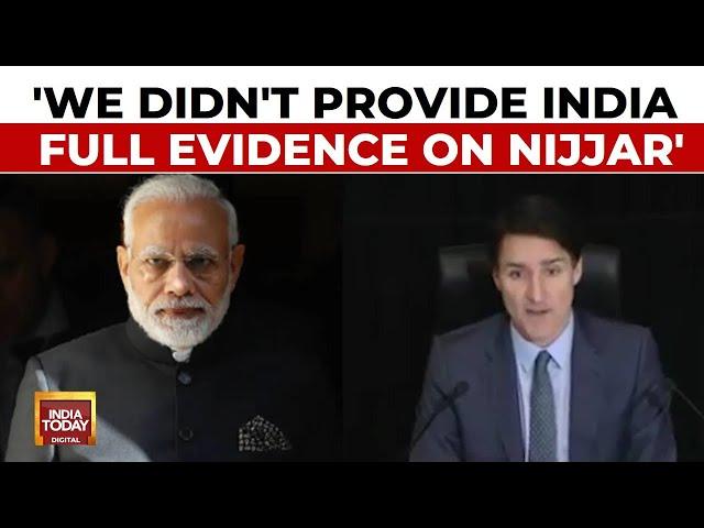 India-Canada Row: Justin Trudeau Admits He Did Not Provide India Real Evidence On Nijjar Murder Case