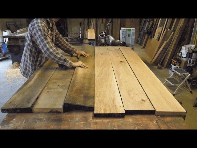 Oak Door made from Old Scaffold Boards