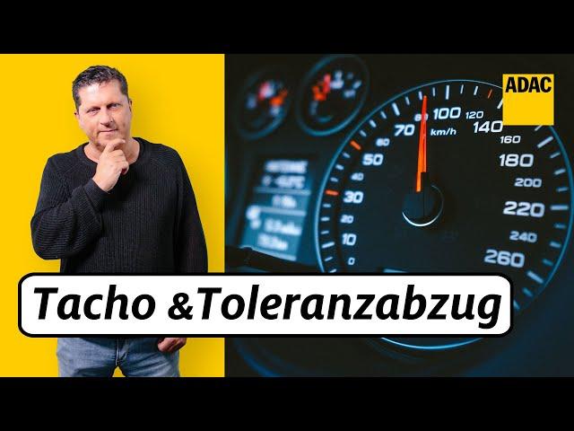 Geblitzt: Ist verlass auf euren Tacho & wie hoch ist der Toleranzabzug | ADAC | Recht? Logisch!