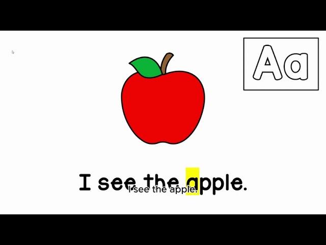 Letter A Story | Inspired by Kinder (with Captions)