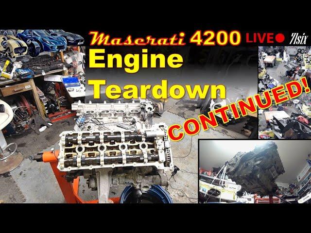 pt15.2 - "Cylinder 4 is no more" Maserati Ferrari F136 V8 Engine Stipdown PART 2... "The Inner Bits"