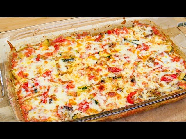 Why didn't I have this recipe before? Vegetable casserole. Fresh recipes!