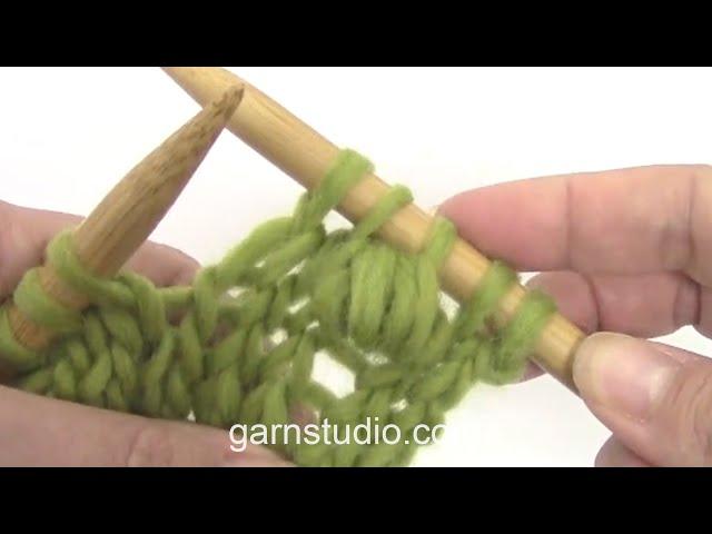 How to knit a nupp