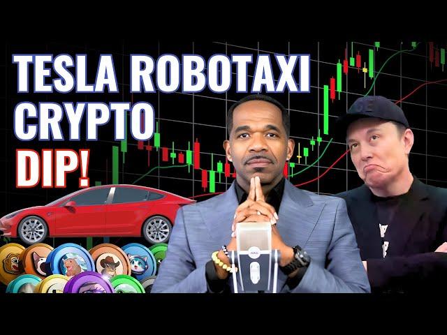 Tesla RoboTaxi...Know This Now! | Crypto Sell off!!