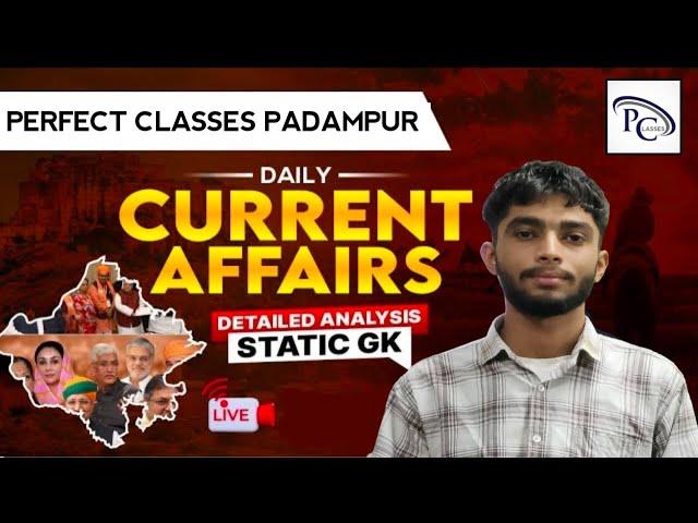 Daily Current Affairs By Ravi Lohia ll Perfect Classes Padampur ll
