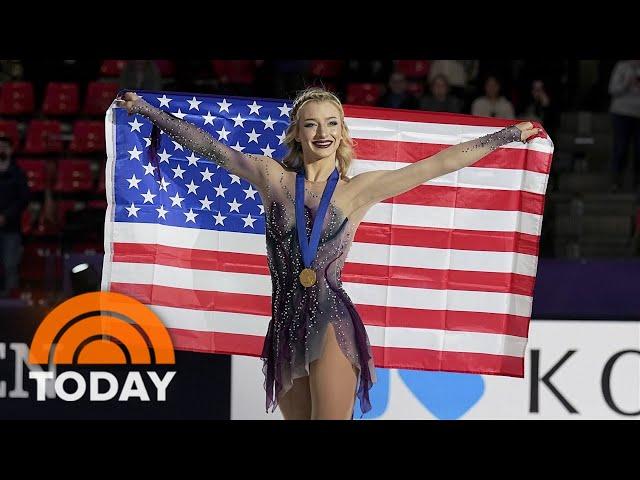 Amber Glenn makes history with gold medal at Grand Prix final