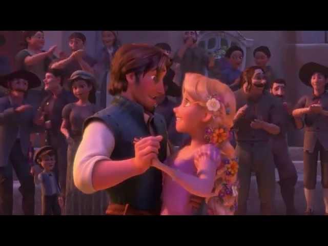 Tangled / Rapunzel Flynn Rider - Kingdom Dance - Official Disney Movie Clip [3D]