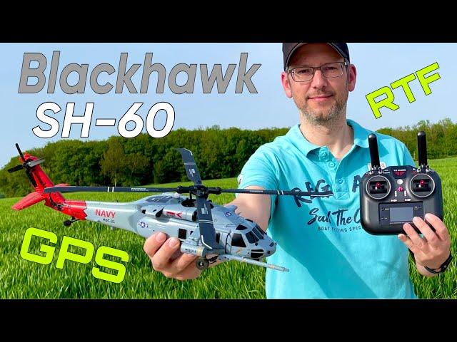 Superscale YuXiang RC Blackhawk F09-H SH60 | RC beginner GPS helicopter | Anyone can fly it!