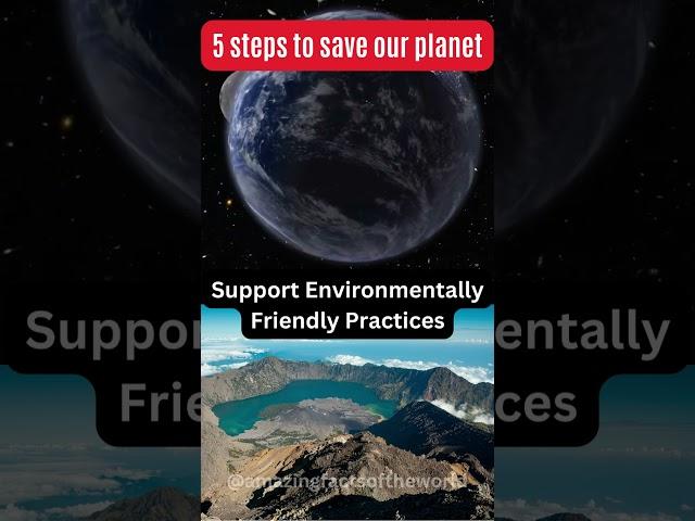 5 steps to save our planet #shorts #saveplanet #facts