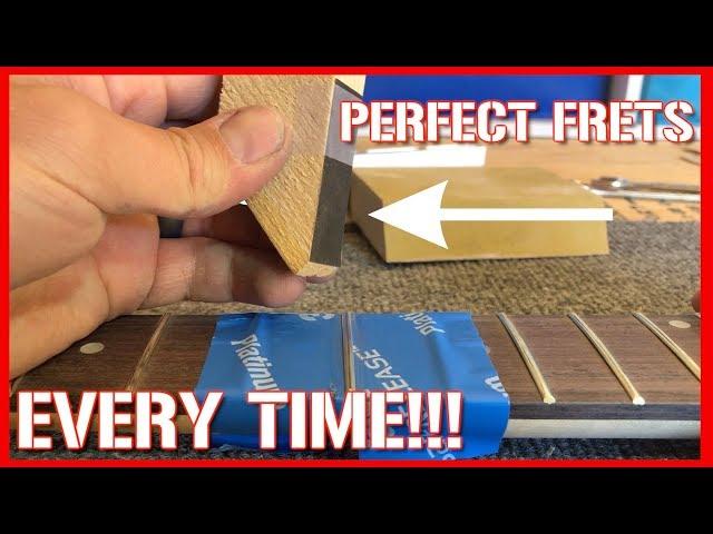 DIY Fret Crowning and Polishing Hack, REAL TIME SAVER!