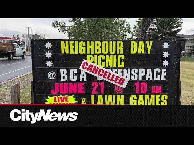 Rainfall warning for Calgary's 'Neighbour Day' forces some event cancellations