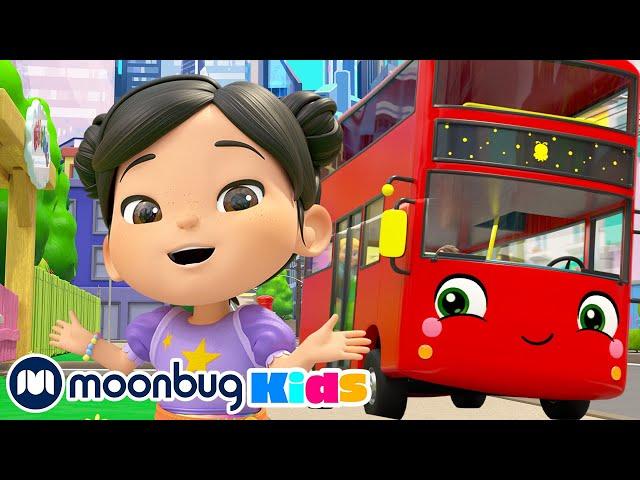 Wheels On The Bus | Lellobee City Farm  | Old MacDonald's Farm | MOONBUG KIDS | Cartoons for Kids