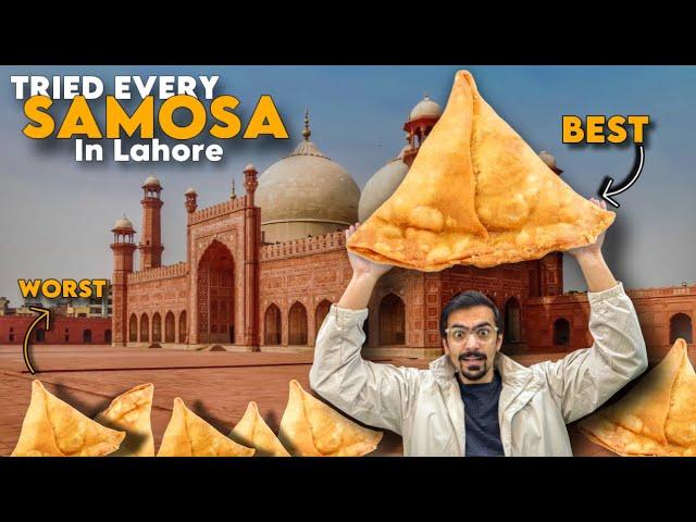 Trying Every SAMOSA In Lahore - 24 Hours Street Food Tour