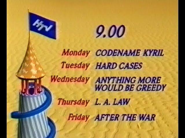 Sunday 30th July 1989 ITV HTV