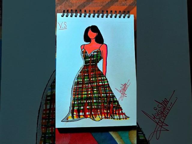 satisfying brush pen drawing from vision artistiic️‍ #viralshort #millionviews #satisfying #art