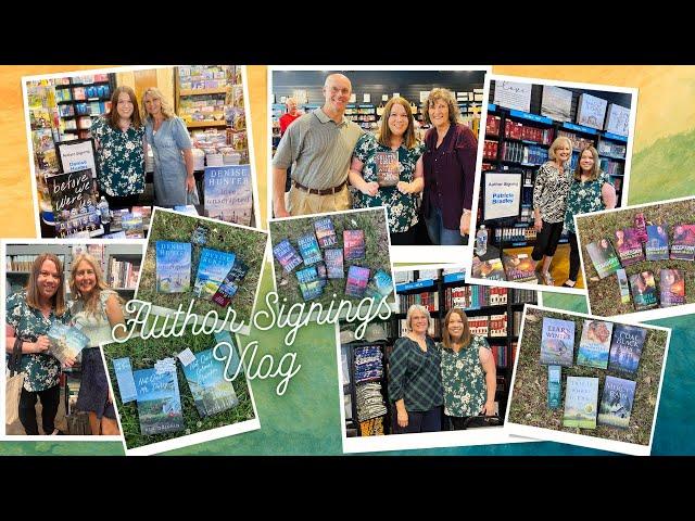 AUTHOR SIGNINGS | Meeting Favorite and New to Me Christian Fiction Authors!