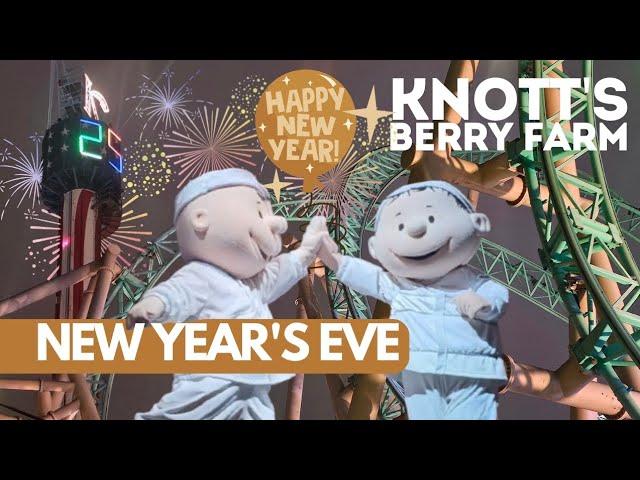 Knott's Berry Farm | New Year’s Eve 2025 | Fireworks | Full Event