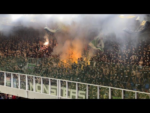 ULTRAS AND FANS: FRADI FANS CELEBRATE IN TEHELNÉ POLE | Slovan Bratislava - Ferencváros Budapest