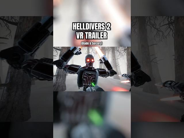 If Helldivers 2 was a VR game #helldivers2 #vr #gamingshorts