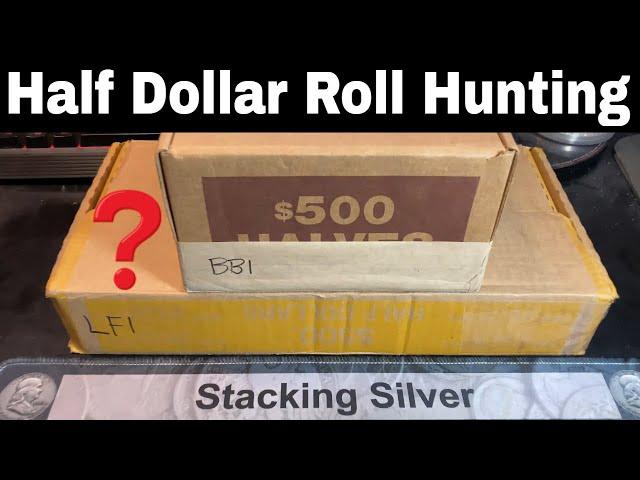 Half Dollar Coin Roll Hunting - Searching for Silver Half Dollars