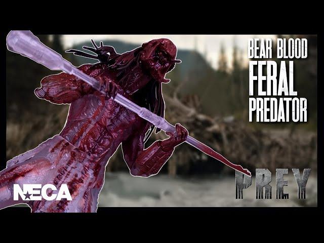 NECA Prey Bear Blood Ultimate Feral Predator Figure | @TheReviewSpot