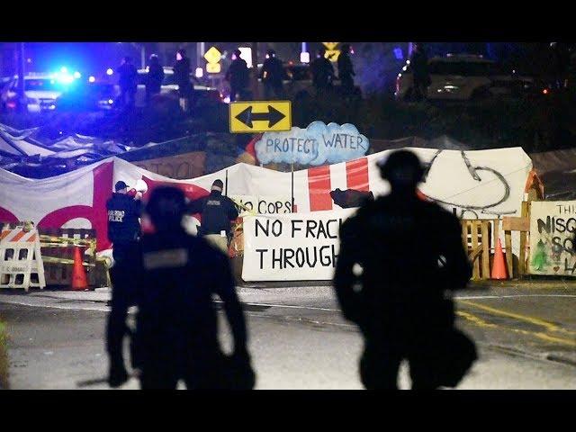 Olympia rail blockade cleared by police