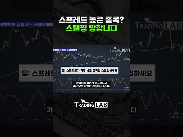 스프레드 높은 종목? 스캘핑 망합니다