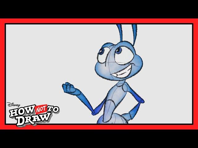 A Bug's Life Comes to Life!  | Flik | How NOT To Draw | @disneychannel