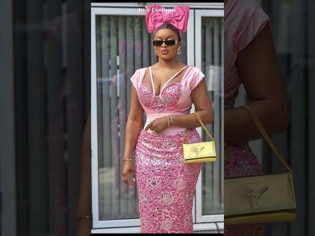 Best Nigerian Owambe Lace Styles Collection for September 2024 #fashion #shorts #asoebi