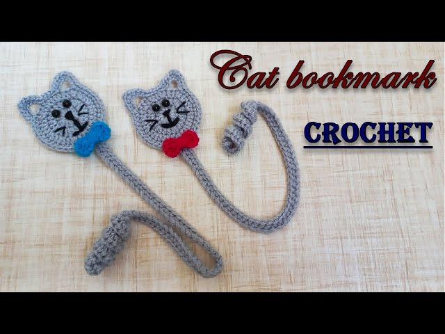 cute crochet cat bookmark | cat bookmark crochet ideas