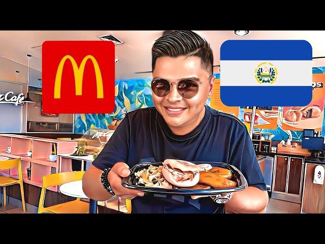 ¿Cómo es el DESAYUNO de McDonald’s en El Salvador? |¿VENDE PUPUSAS? 