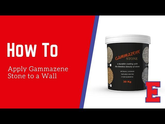 How To Apply Gammazene Stone To A Wall