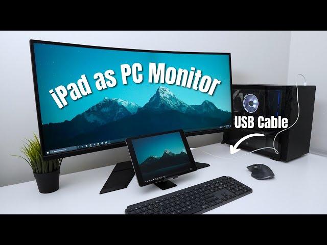 Use Your iPad as a Second PC Monitor with a USB Cable