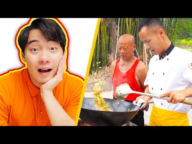 Uncle Roger AMAZED by PERFECT EGG FRIED RICE (Chef Wang Gang)