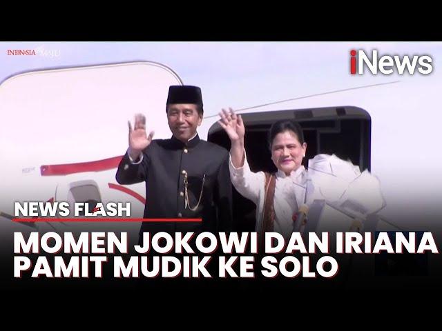 [FULL] Detik-Detik Jokowi Pensiun Mudik ke Solo Naik Pesawat TNI AU