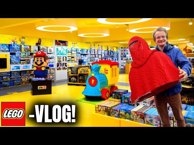 Den LEGO Store unsicher machen  | Aufbau bei großer LEGO Berg- Messe! | VLOG