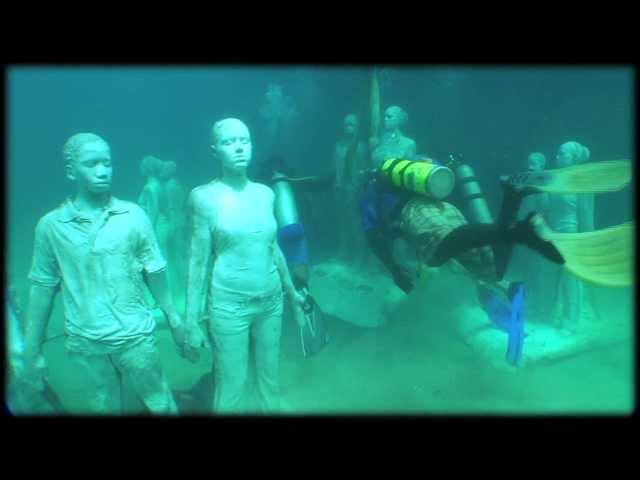 Sinking of Vicissitudes, Sculpture Park, Molinere Bay, Marine Protected Area, Grenada, West Indies