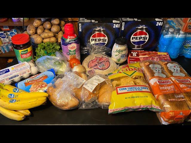 $79.20 local grocery store food drinks produce haul, buying local sales ad specials to save money