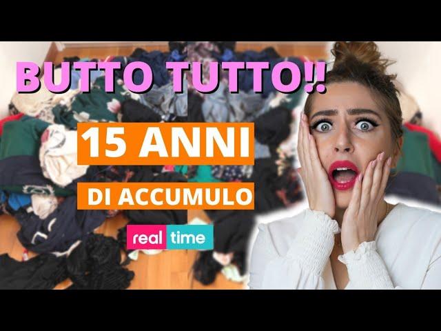 MAXI #DECLUTTERING 15 anni di accumulo! SONO UN'ACCUMULATRICE  e devo CAMBIARE #story