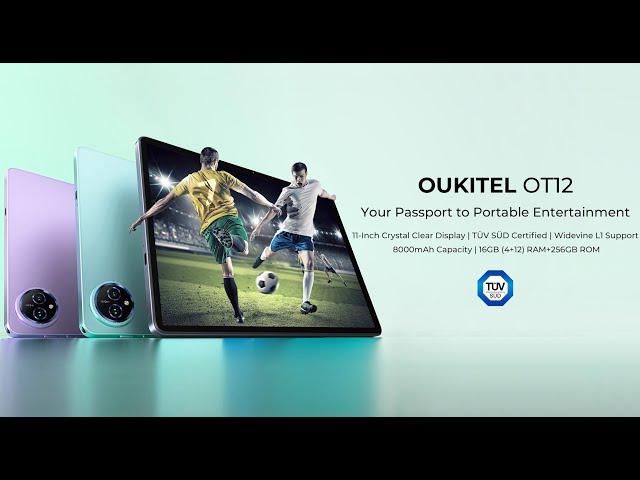 OUKITEL - OT12 Tablet - 11-Inch Crystal Clear Display, Your Passport to Portable Entertainment