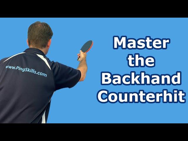 Table Tennis Backhand Lesson: Master the Basics