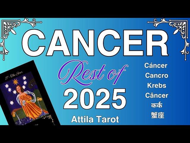 ️ Cancer Rest of 2025 Facing the truth brings you something better Money Career Love Tarot Reading
