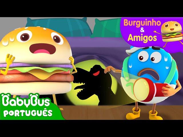 Tem um Monstro no Quarto do Burguinho e Amigos!  | Aventuras Alimentares | BabyBus Português