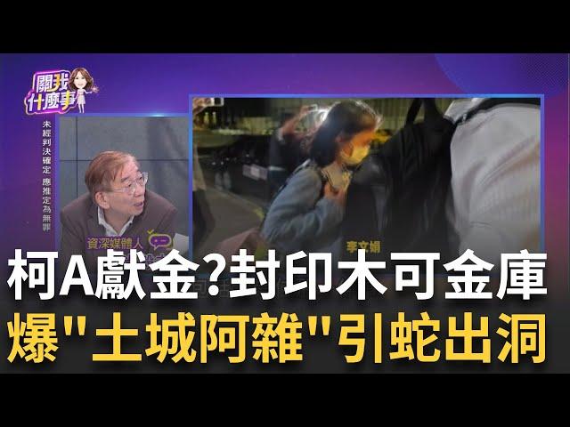 阿北侵占獻金...錢對上了? 北檢扣"木可3883萬"犯罪所得?柯剃頭高招? 萬顆小草"無毛"照亮集會? 民眾黨成光頭黨?｜陳斐娟 主持｜【關我什麼事 PART1】20241114｜三立iNEWS